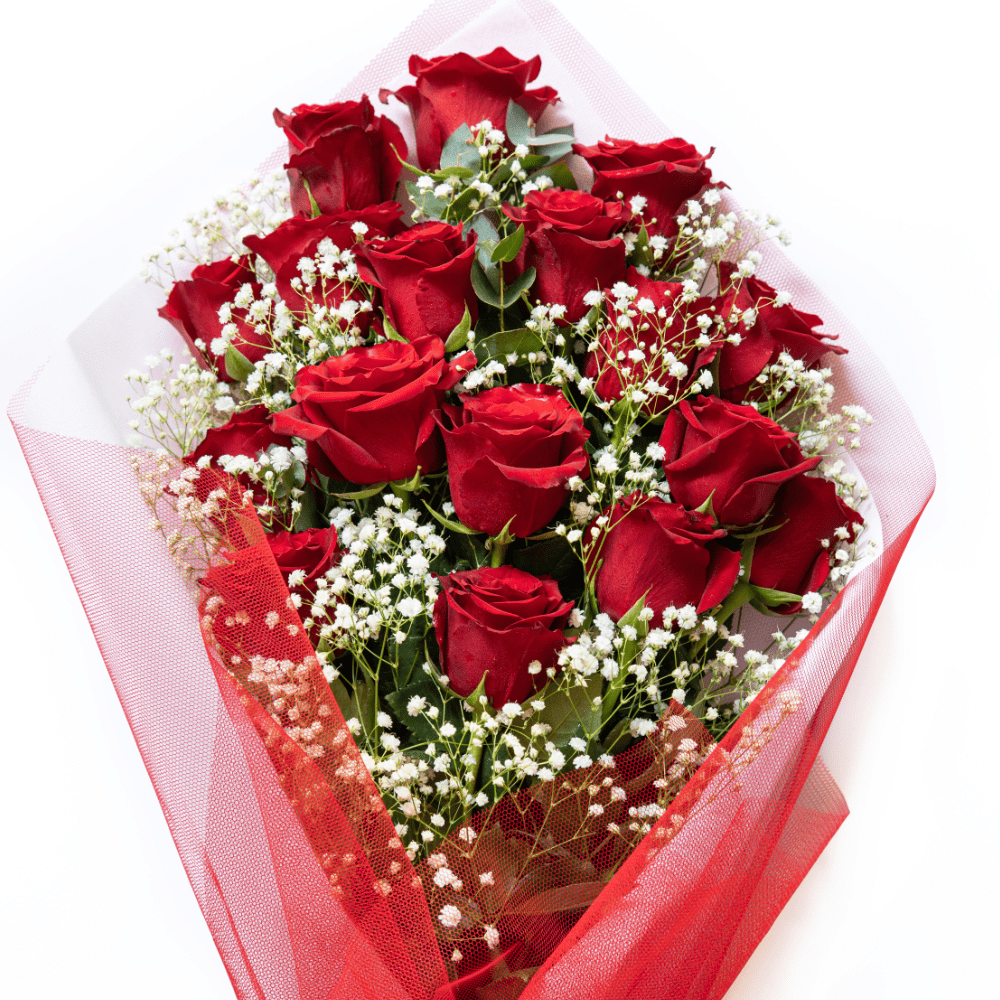 Elegant Red Rose Bouquet