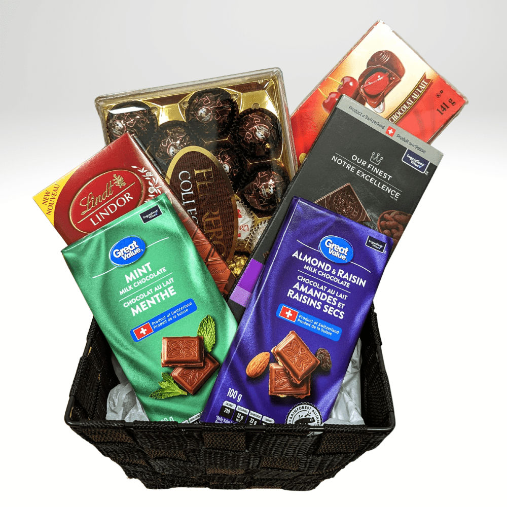 Mix Chocolates Gift Basket