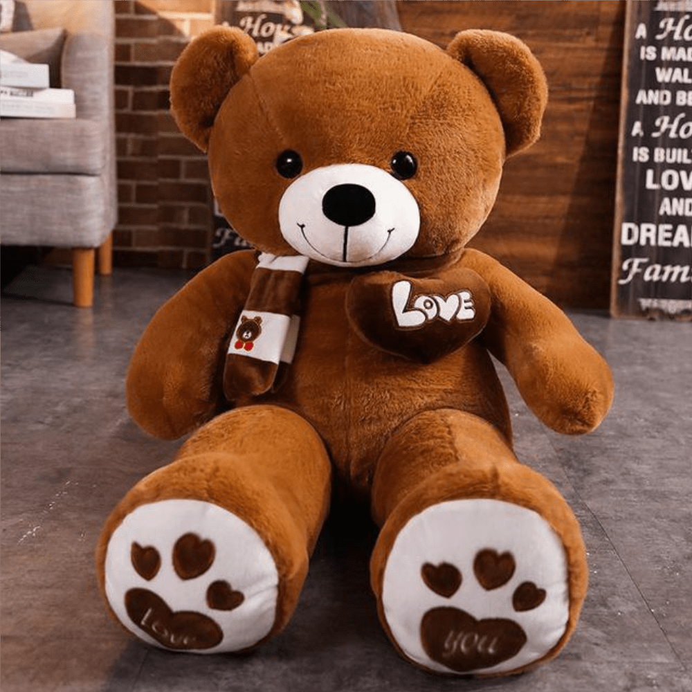 Dark Brown Teddy Bear Plush Toy