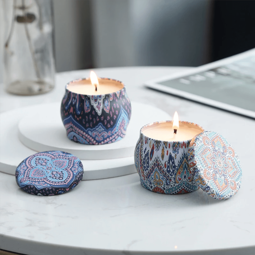 Pair of Decorative Scented Candles