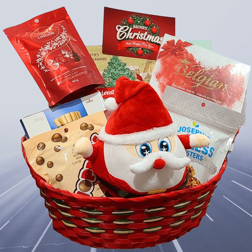 Christmas Santa Holiday Collection Basket