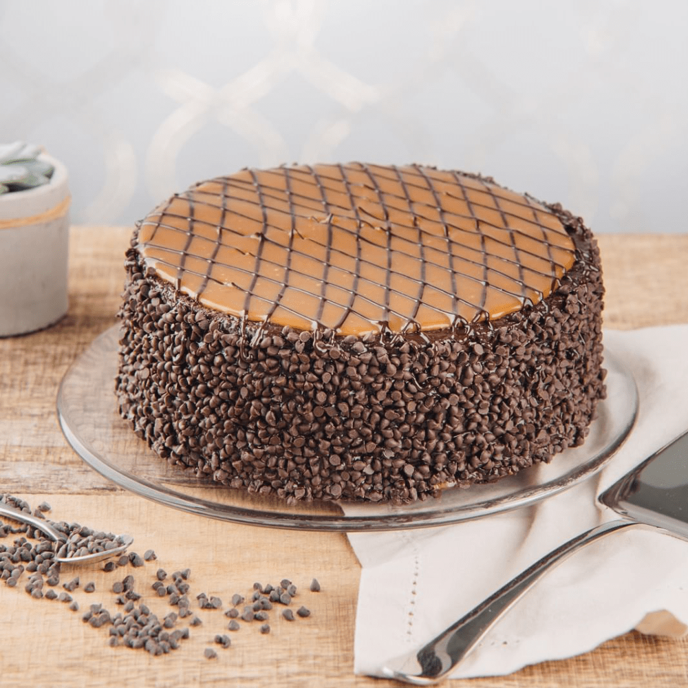 Milk Chocolate Caramel Cake