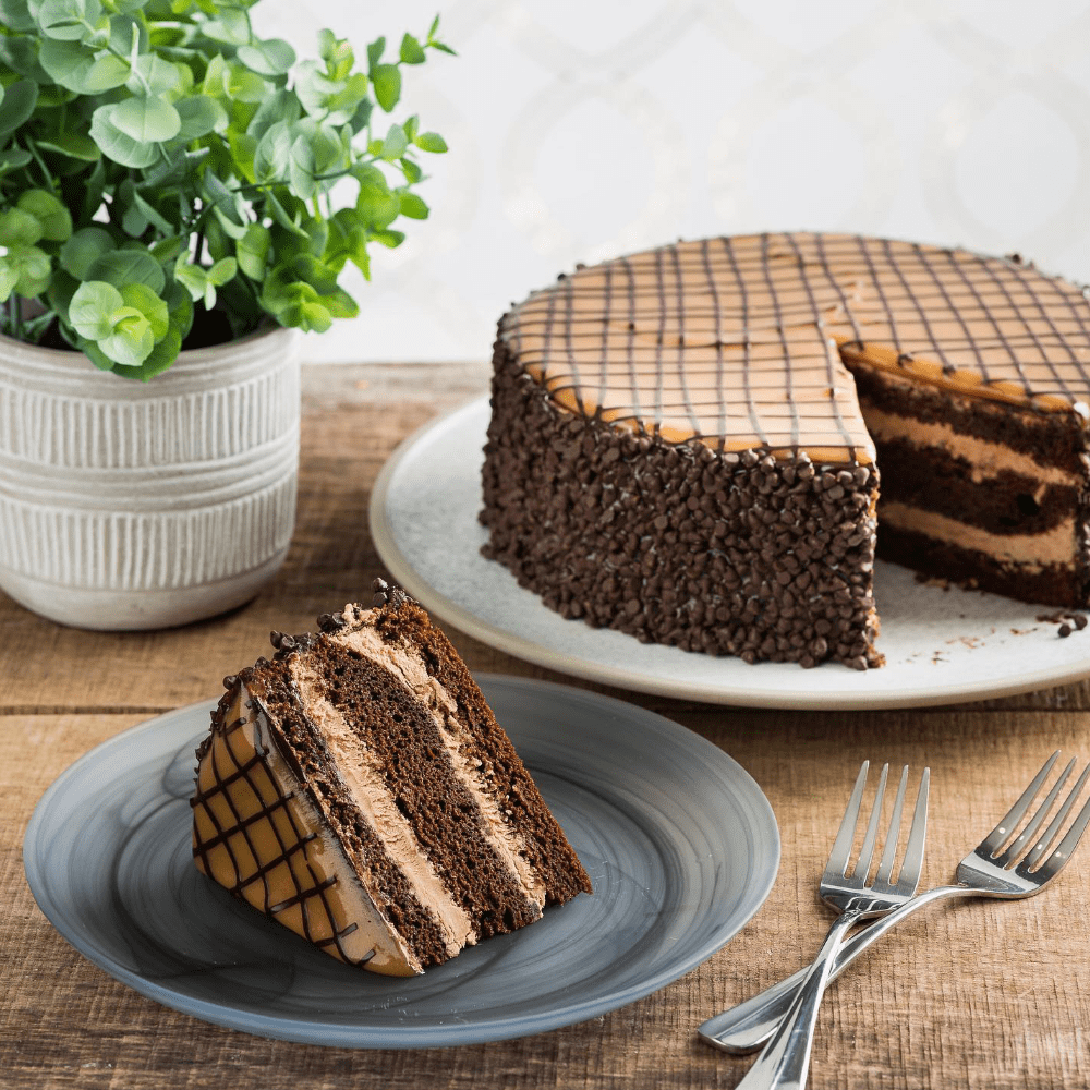 Milk Chocolate Caramel Cake